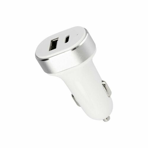 Автозарядка в прикуриватель АЗУ USB-A+USB-C 3.1А бел. Rexant 18-2227 автозарядка в прикуриватель азу usb a usb c 3 1а бел rexant 18 2227