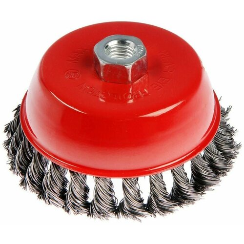 Щетка металлическая для УШМ ЛОМ крученая проволока чашка М14 125 мм 653₽