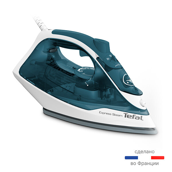 Утюг Tefal Express Steam FV2839E0, вертикальное отпаривание, 2400Вт