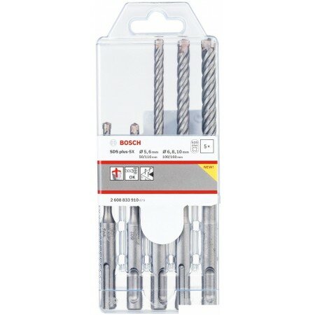 Набор буров Bosch 2608833910 (5 предметов)