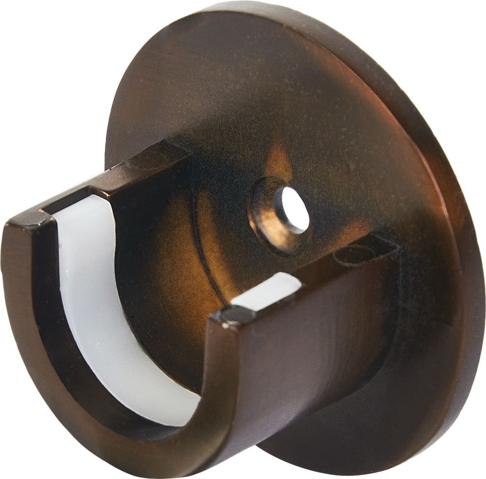 Держатель торцевой металл Inspire цвет античная медь 2 см 2 шт.