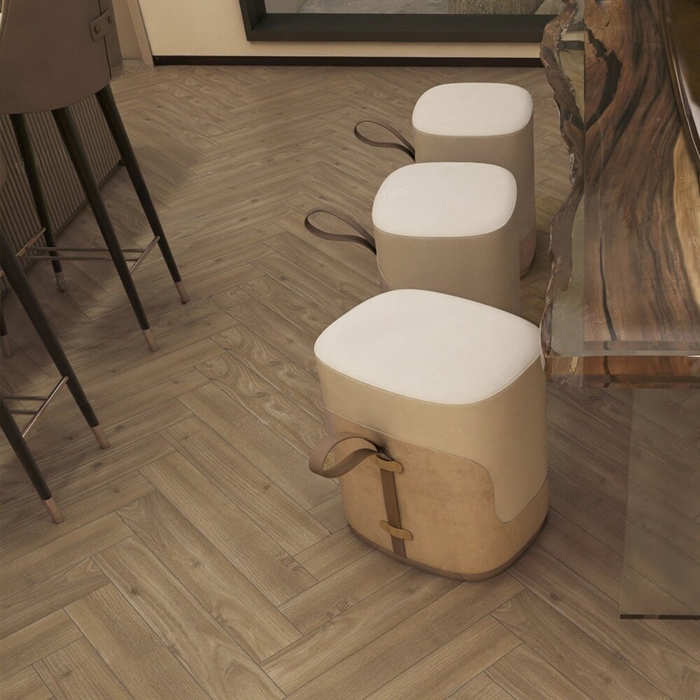 Ламинат Alpine Floor Herringbone 12 ёлка LF105-09 Дуб Калабрия (600х100х12), 1,32 м2