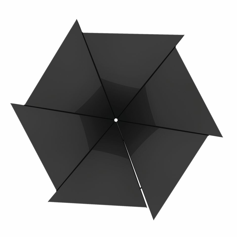 Костровые Чаши Очаг для костра Kratki HEX, 41,9x66x57,2 см.