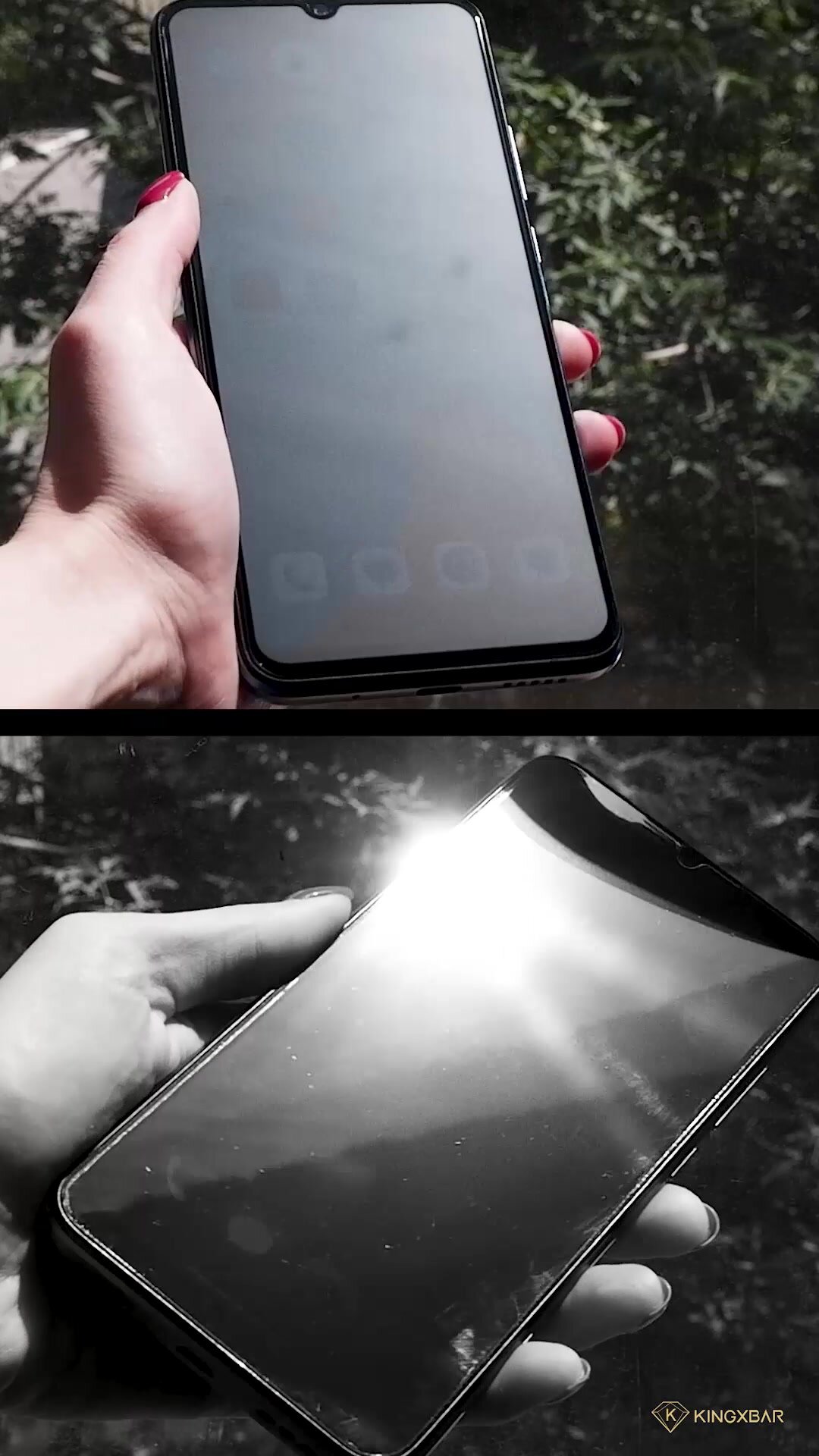 Матовое защитное стекло на Xiaomi Mi 11 Lite / Противоударное стекло для Сяоми Ми 11 Лайт — фото 1