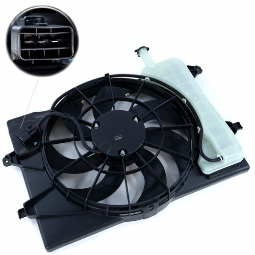 Электровентилятор охлаждения VOLTON с кожухом для Hyundai Creta 2021 8880₽