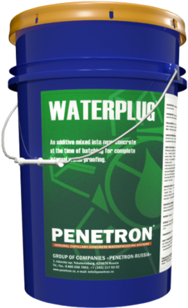 Гидропломба Penetron Waterplug 25кг для Ликвидации Напорных Течей, Сухая Смесь / Пенетрон Ватерплаг.