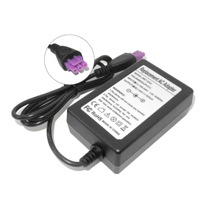 Сетевой блок питания для принтера HP 32v 0.563A 3pin, OfficeJet, PhotoSmart, DeskJet