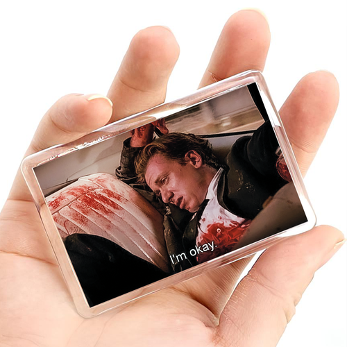 Магнит на холодильник Я в порядке Тарантино 50х74мм магнит на холодильник 299₽