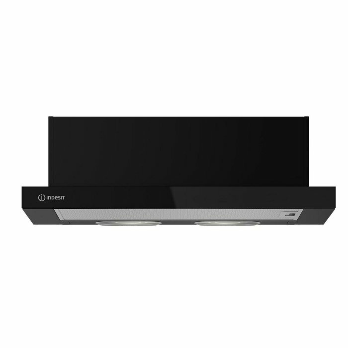 Indesit INT 62HR BL, 3 скорости, LED подсветка, черный