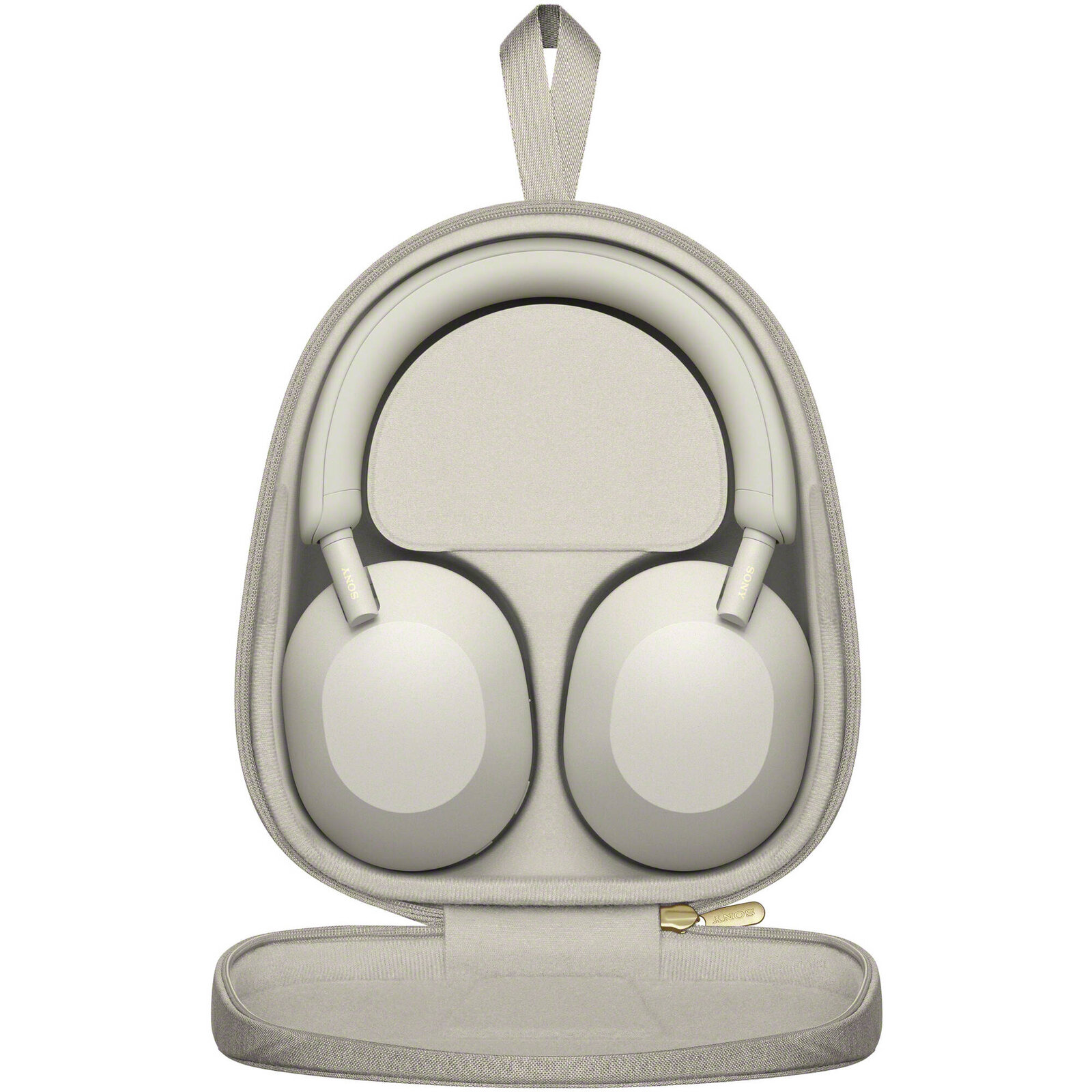 Наушники Sony WH-1000XM5 Platinum, беспроводные, шумоподавление, серебристые