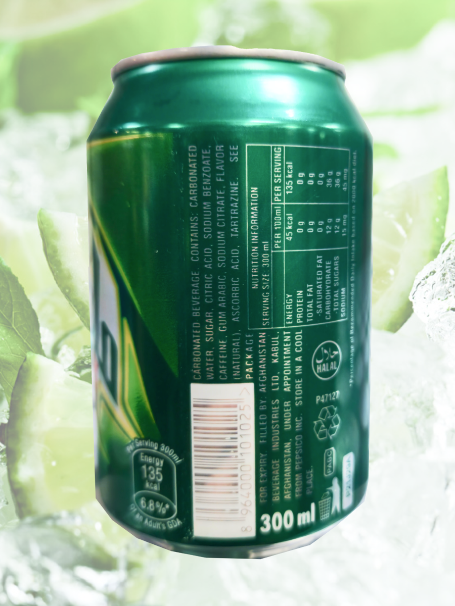 Mountain Dew напиток сильногазированный / Маунтин Дью (Афганистан) 300 мл, 24 шт. — фото 1