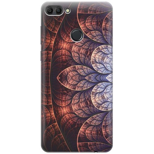 фото Re:paчехол - накладка artcolor для huawei y9 (2018) с принтом "умиротворенность"