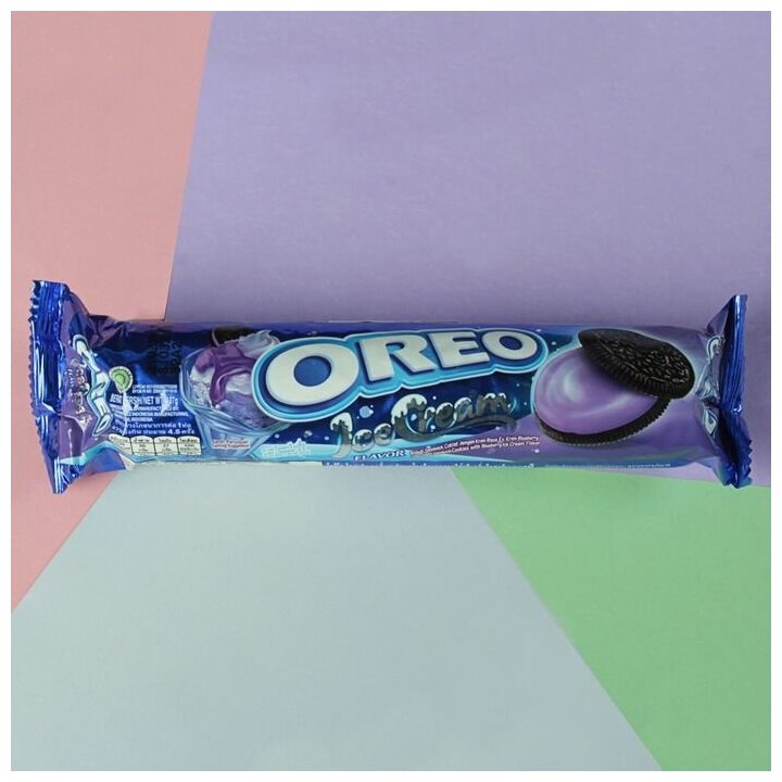 Печенье Oreo Черничное мороженое, 137 г - фотография № 8