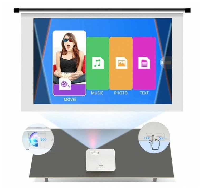 Проектор TouYinger X21 HD белый