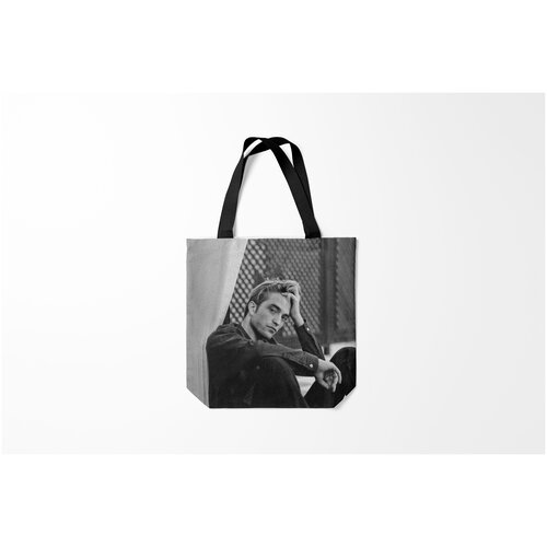 фото Сумка-шоппер / 40х40 см / знаменитости / звезды кино роберт паттинсон burnettie