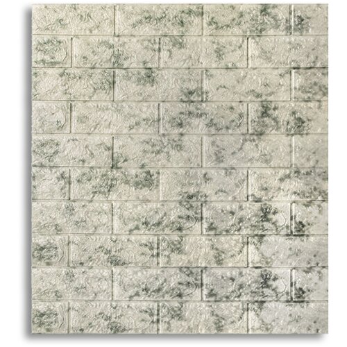 Рельефные панели для стен (на клейкой основе) 1 шт. Белый