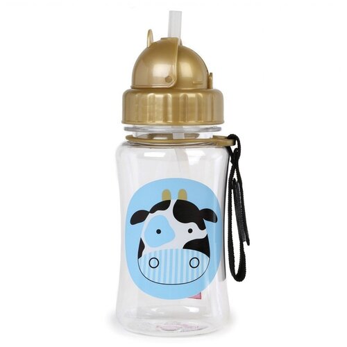 Поильник Skip-Hop Zoo Straw Bottle 350 мл/Cow (Коровка)