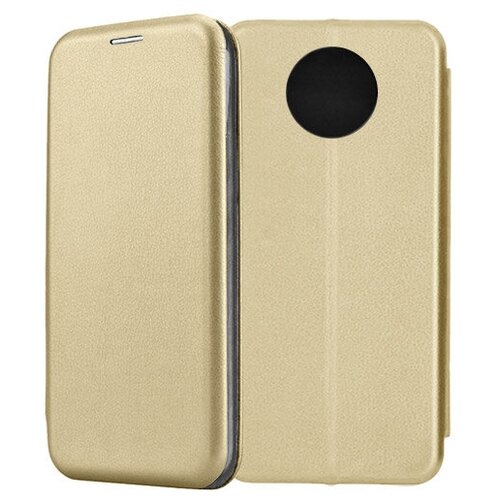 Чехол-книжка Fashion Case для Xiaomi Redmi Note 9T золотой чехол книжка на xiaomi redmi note 9t сяоми редми ноут 9т с 3d принтом magic rhombs p золотистый