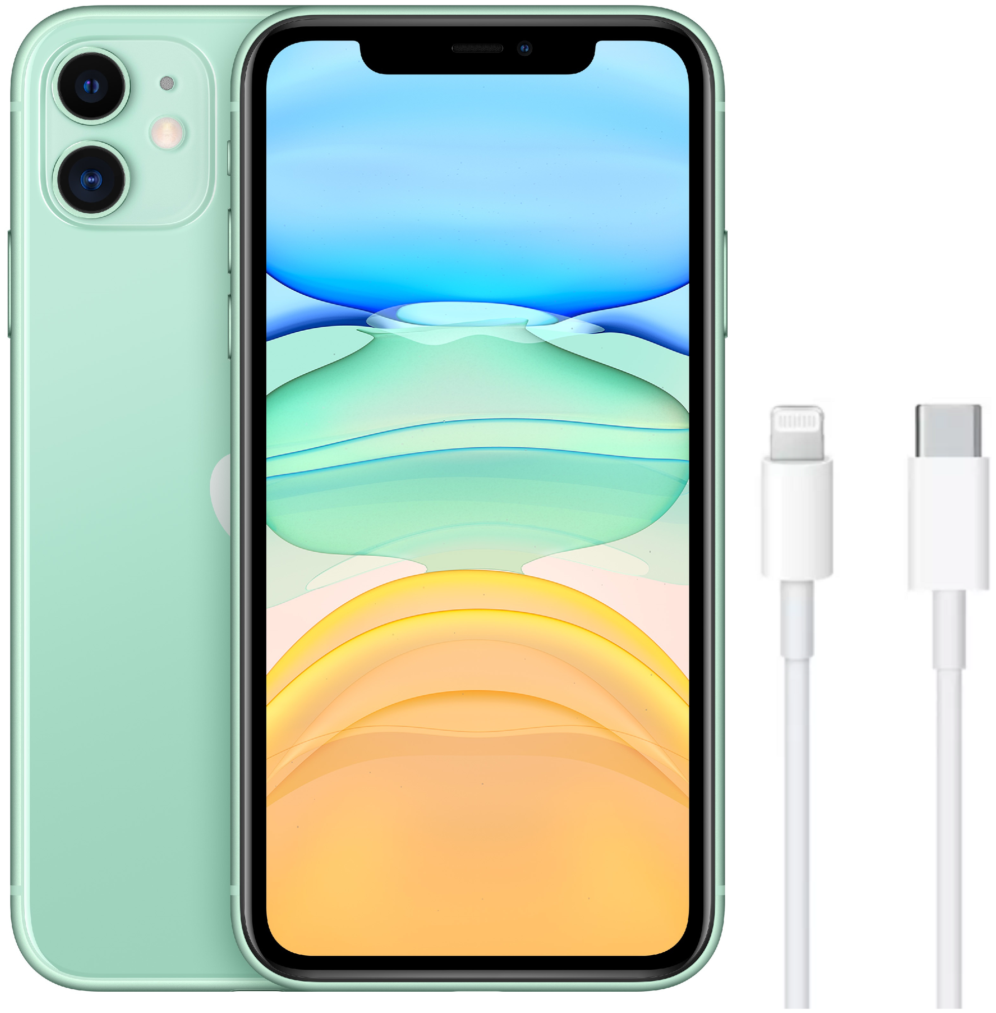 Смартфон Apple iPhone 11 128Gb White (iOS 14/A13 Bionic 2650MHz/6.10" 1792x828/4096Mb/128Gb/4G LTE ) [MHDJ3RU/A] - фото №8
