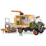 Игровой набор Schleich Большой ветеринарный спасательный грузовик 42475 - изображение
