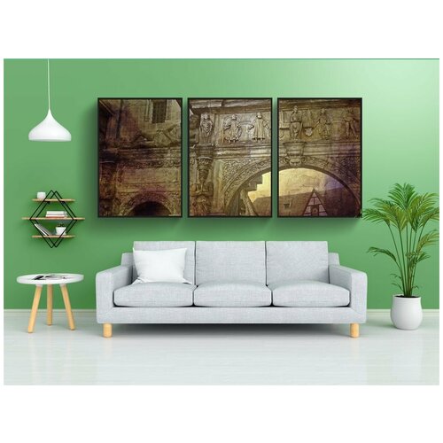 фото Набор модулных постеров для интерьера "бамберг, арка, вход" 60x90 см. в тубусе, без рамки lotsprints