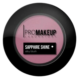 ProMAKEUP Laboratory Румяна Sapphire Shine шелковистые с сияющим эффектом, 04 pale pink/пепельно-розовый