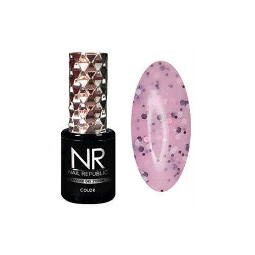 Nail Republic гель-лак для ногтей Stone crumb, 10 мл, 706 розовый дым