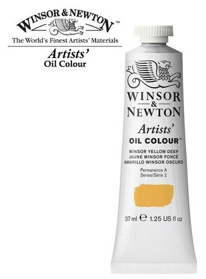 Масляные Winsor&Newton Краски масляные Winsor&Newton ARTISTS' 37мл, Винзор желтый густой