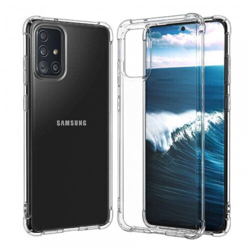 King Kong Противоударный прозрачный чехол для Samsung Galaxy A51 с защитой углов printio сумка king kong