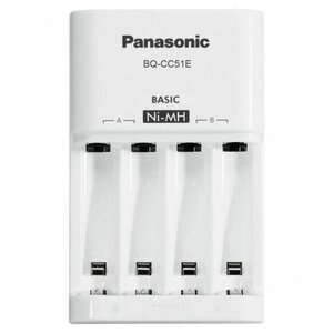 З/У для аккумуляторов Panasonic Eneloop BQ- CC51E Basic Charger AA/AAA 4 слота