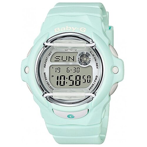 Наручные часы CASIO Baby-G, бирюзовый, белый