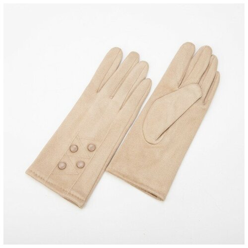 фото Ооо ск перчатки женские, безразмерные, без утеплителя, цвет бежевый