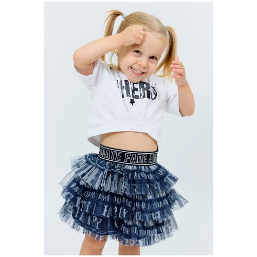 фото Юбка colabear, размер 98 см, синий, 181654