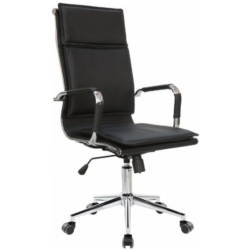 Офисное кресло Riva Chair 6003-1S, Искусственная кожа, черный