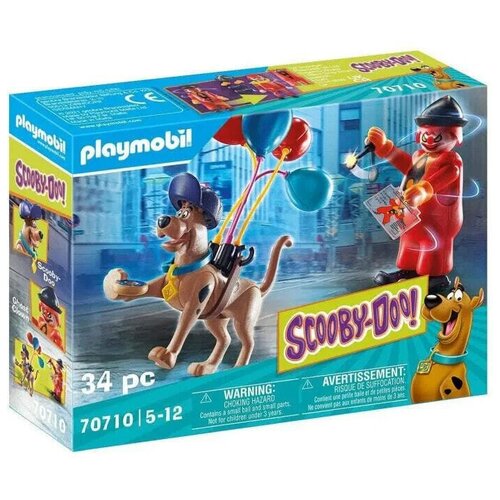 Конструктор Playmobil SCOOBY-DOO Приключение с призрачным клоуном PM70710