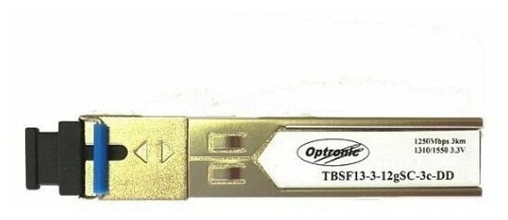 Optronic TBSF13-3-12gSC-3c-DD Модуль SFP WDM трансивер 1.25Гбит/с 1310/1550нм 3км DDM