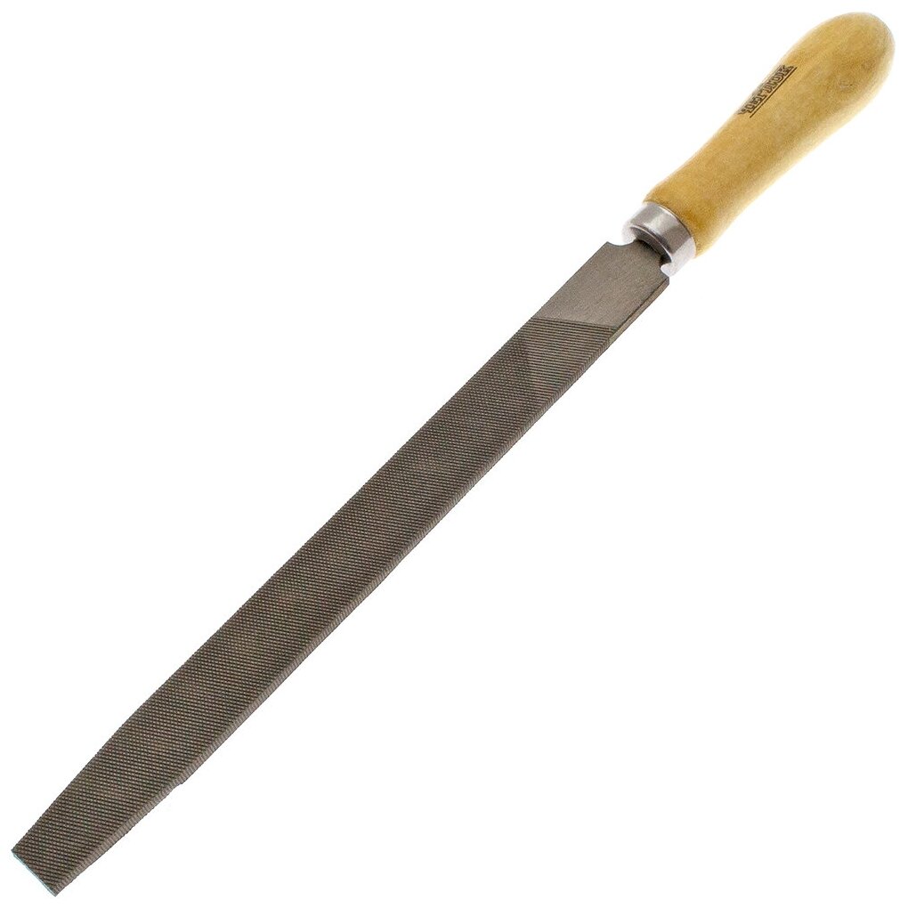 Напильник плоский Чеглок 16-06-222 с деревянной ручкой 200мм №2