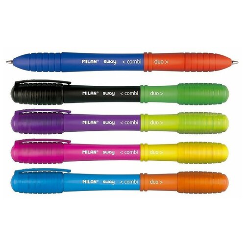 Купить Ручка шариковая MILAN Sway Combi Duo двусторонняя (синий - красный)