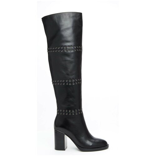 фото Basconi 13029bc сапоги женский черный, натуральная кожа