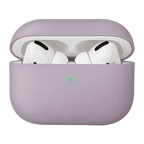 фото Чехол uniq lino для airpods pro, цвет лавандовый (airpodspro-linolilac)