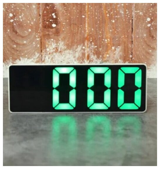 Электронные часы с большим LED дисплеем GH0712L, будильник, термометр ...