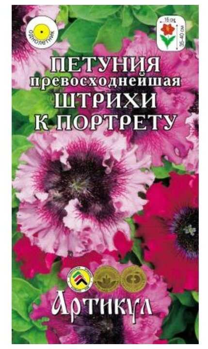 Семена цветов Петуния «Штрихи к портрету» О 10 шт.