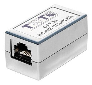 TWT Соединитель 2-х портов Rj-45 экранированный категории 5е Cp45stp5e 1410₽