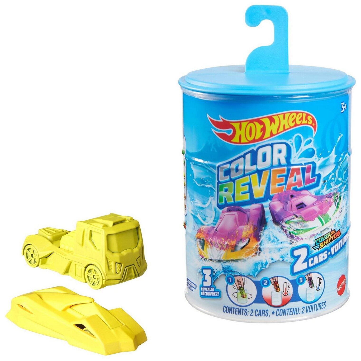 Hot Wheels Набор-сюрприз Машинки меняющие цвет, 2 шт - фото №8