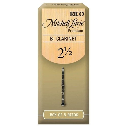 Трости для кларнета Rico RMLP5BCL250 Micheal Lurie Premium трости для кларнета rico rmlp5bcl400 micheal lurie premium