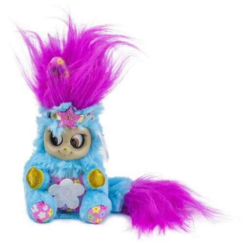 Bush baby world, плюш, пушастик 18,5 см, Принцесса Блоссом. В наборе:принцесса, кокон, гребень, скипетр, размер кор. 21х26х12