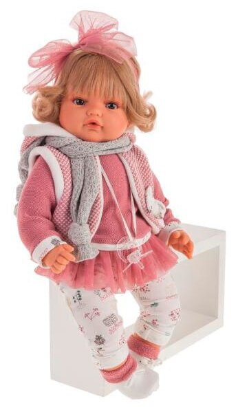 Кукла Лорена в розовом озвученная, 42 см Munecas Antonio Juan