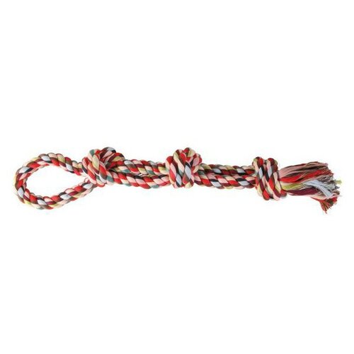 фото Игрушка trixie верёвка с узлом, 60 см