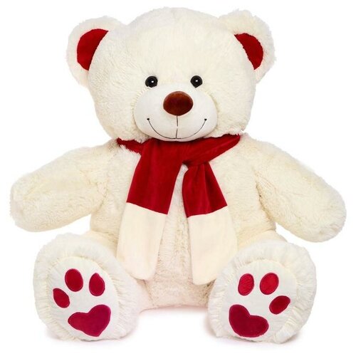 Мягкая игрушка «Медведь Кельвин», цвет молочный, 90 см плюшевый медведь кельвин 120 см молочный