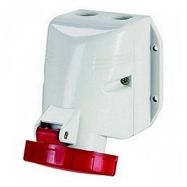 DIS5181657T Розетка наружной установки IP67 16А 3P+E+N 400V DKC Упаковка (10 шт.) ДКС - фото №1